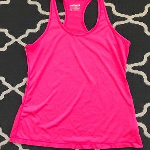Hot pink workout tank